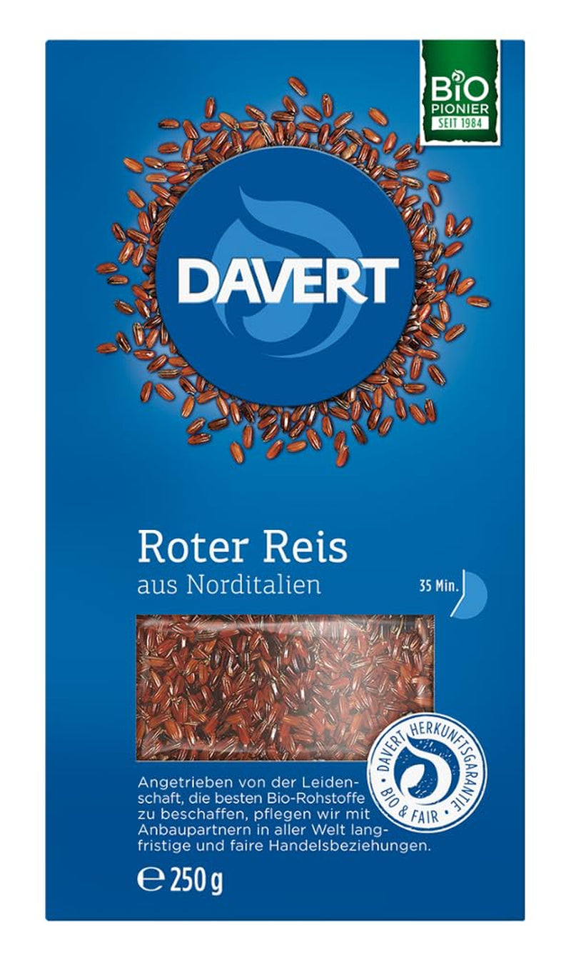 Davert roter Reis aus Norditalien 250 g