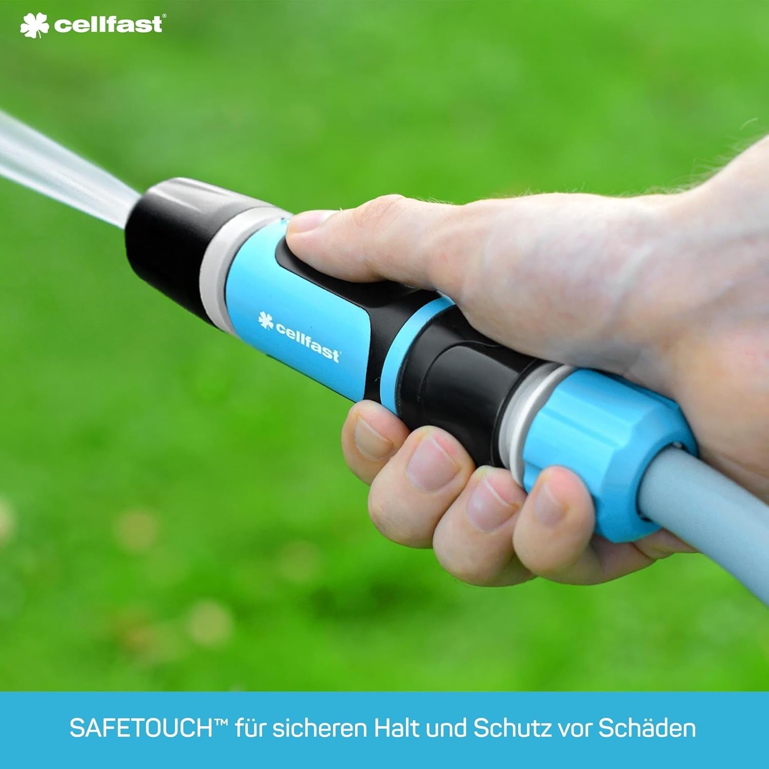 CELLFAST Pulverizator de curățare Lance de curățare Aspersor de grădină Aspersor pentru gazon Flori Plante Sistem Safetouch ENERGO