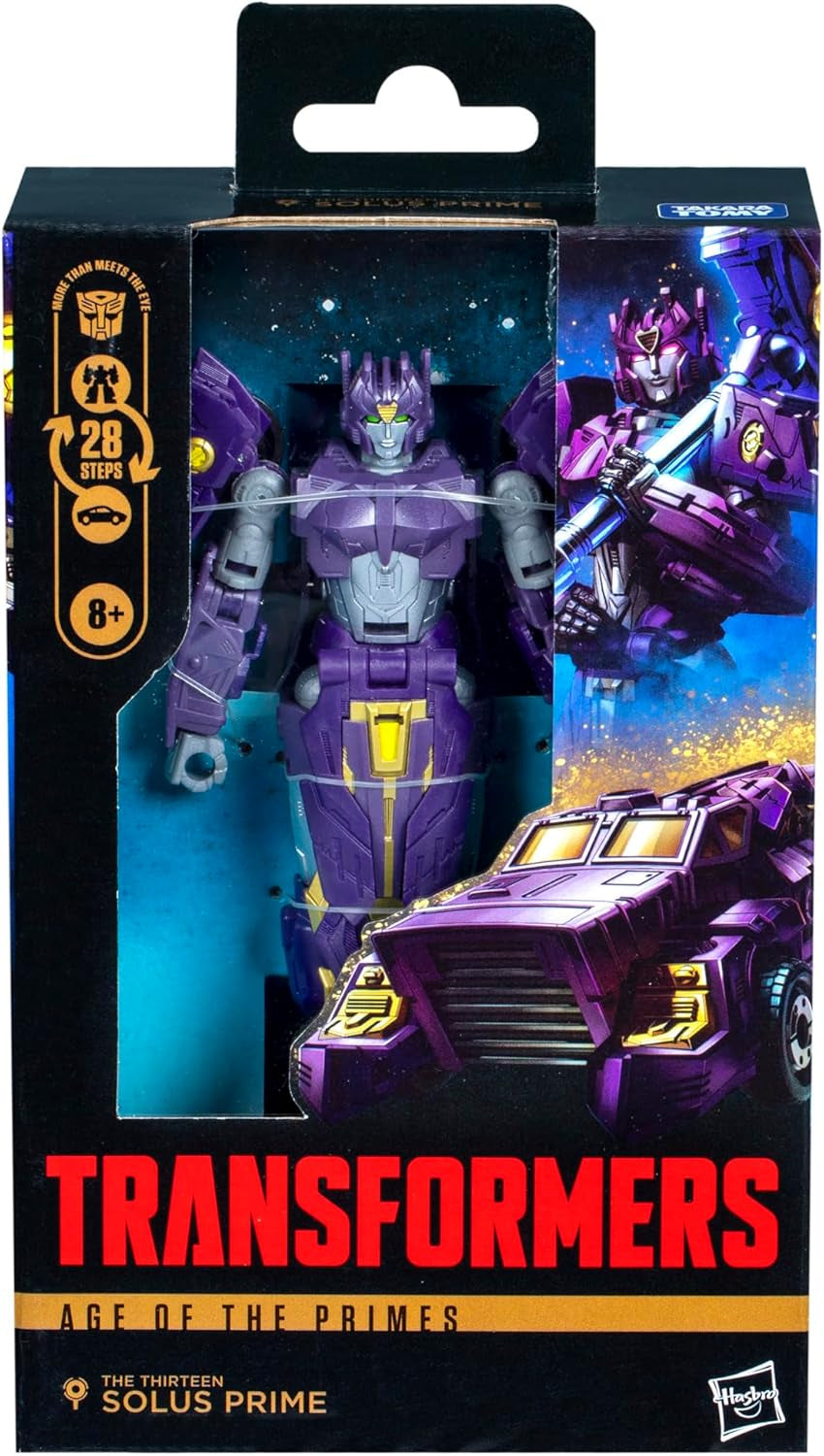 Transformers Age of the Primes Deluxe-Klasse die Thirteen Solus Prime Actionfigur Actionfiguren Naty Shop