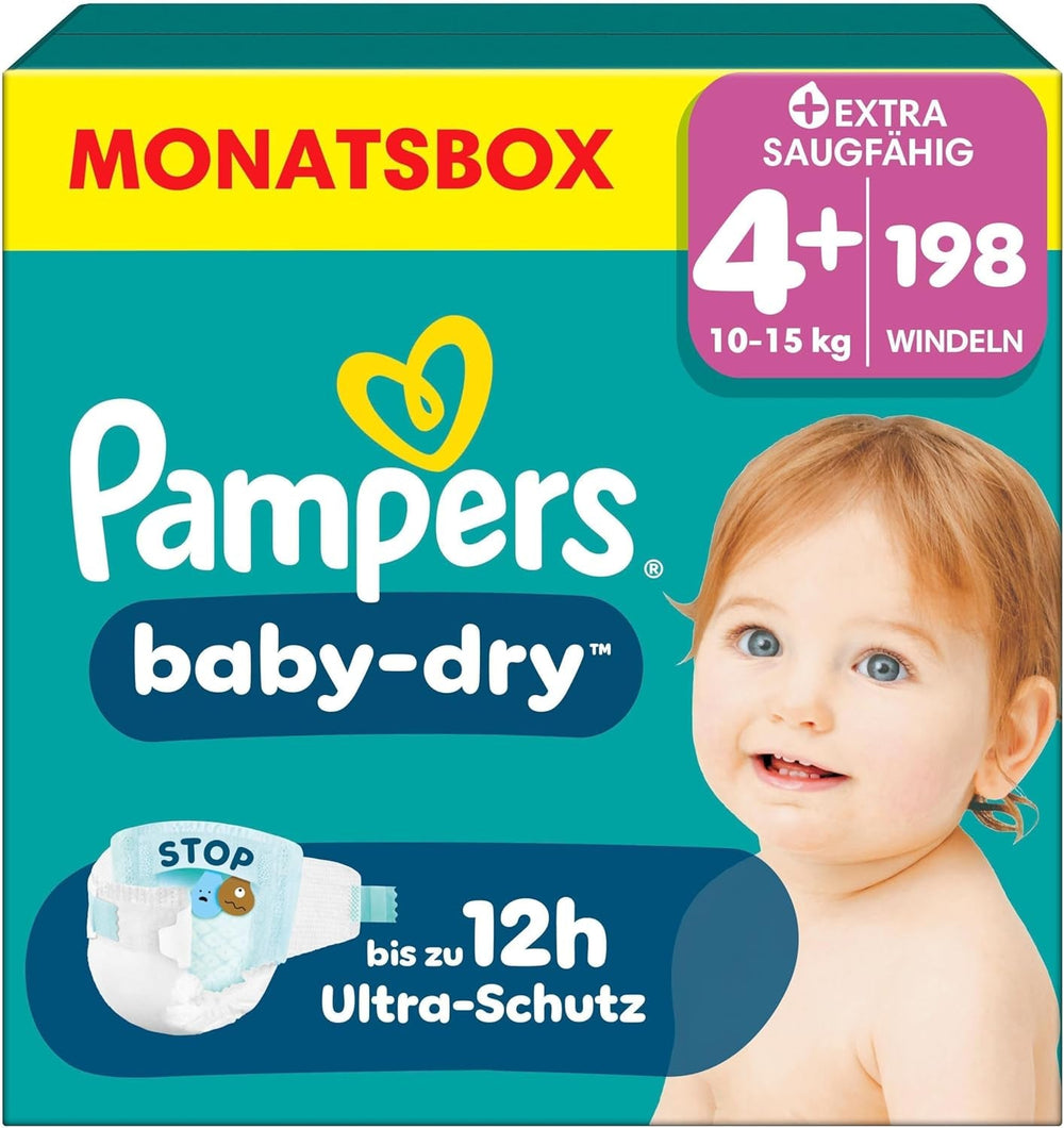 Scutece Pampers Baby-Dry mărimea 5, 174 de scutece, 11 kg - 16 kg, protecție împotriva scurgerilor de până la 100% și confort toată noaptea