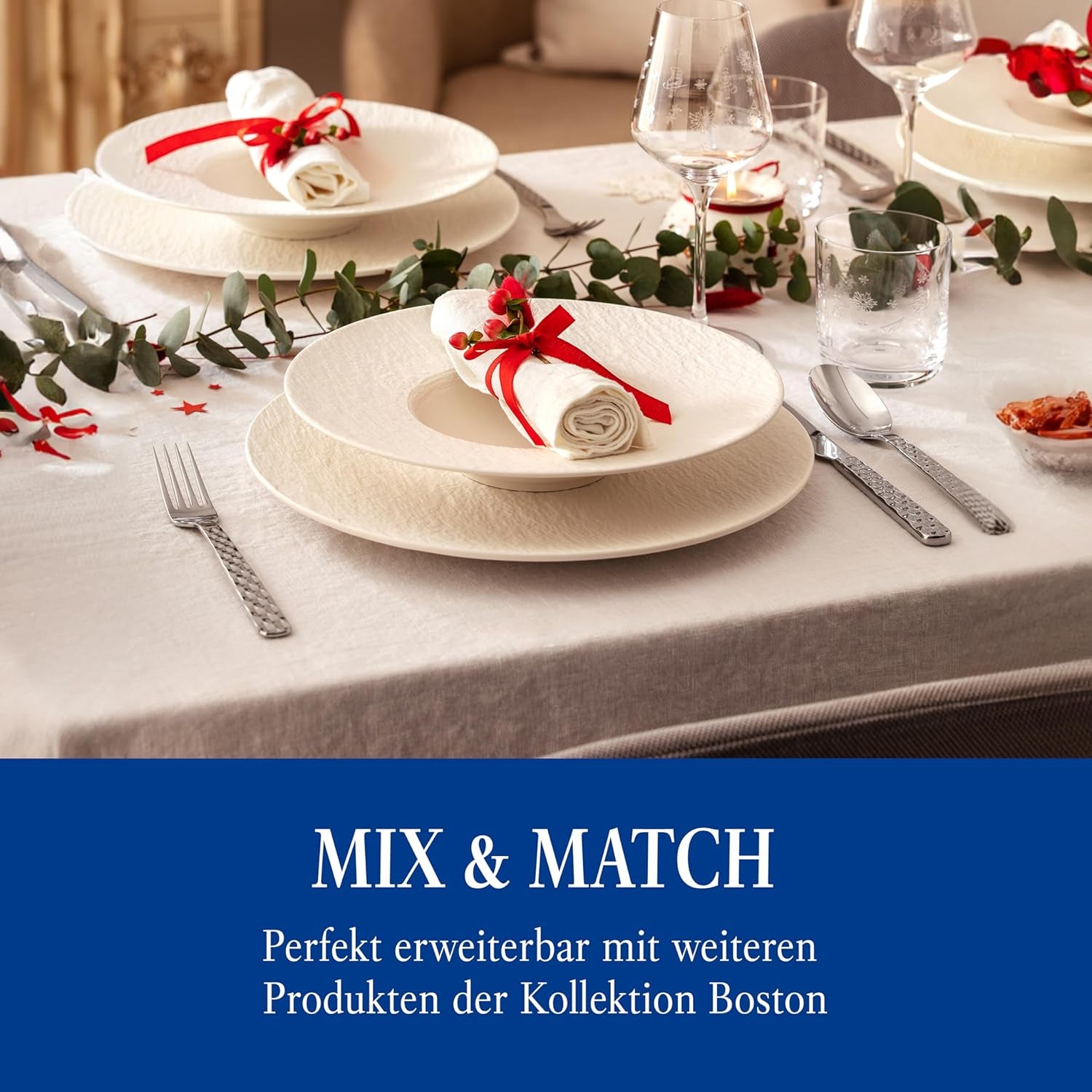 Villeroy & Boch - Boston Besteckset 30-teilig, 6 Personen Kitchen Naty Shop