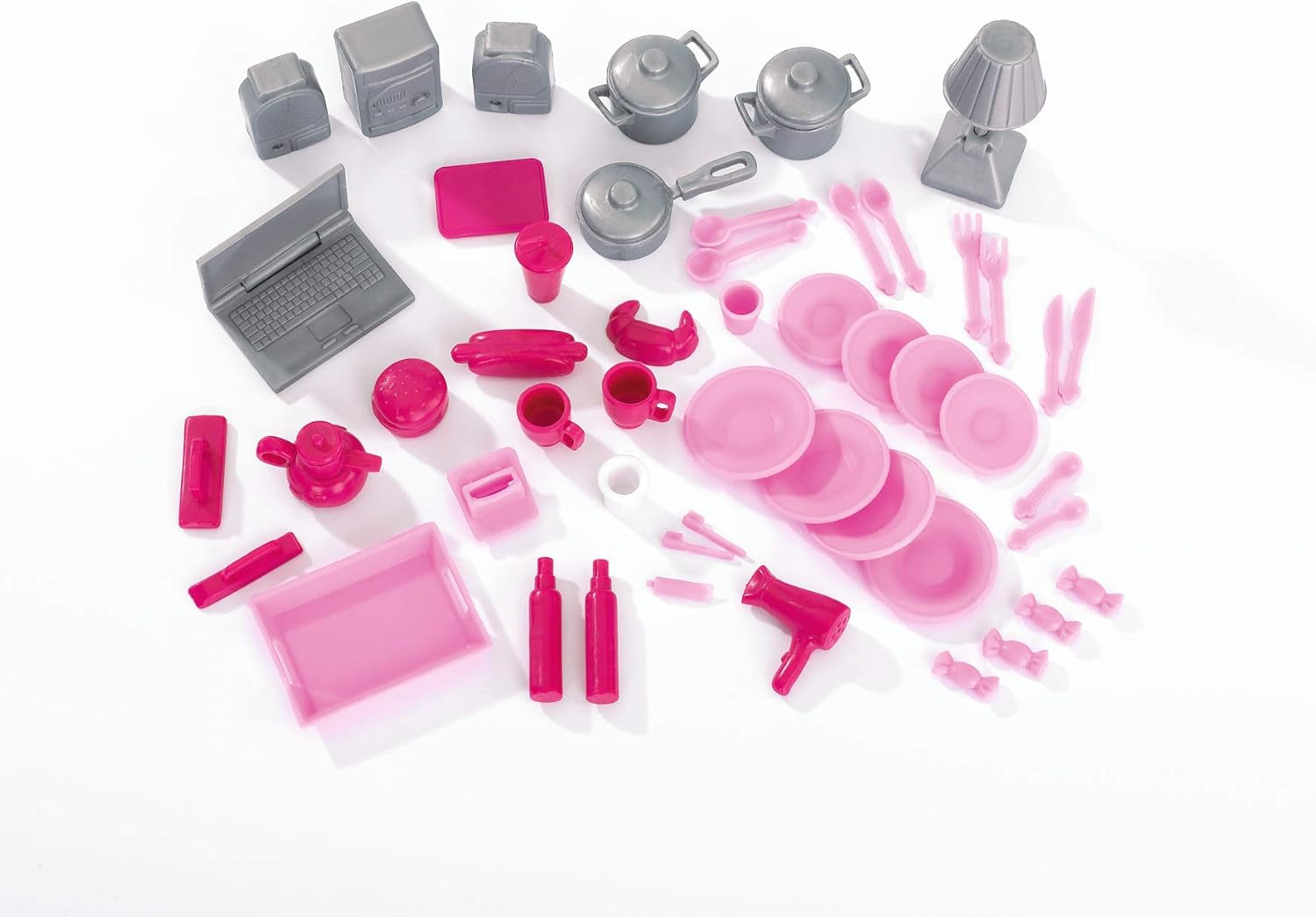 Simba 104661996 – Steffi Love Dreamhouse, großes Spielhaus, 4 Räume, KEINE PUPPEN, 84 cm hoch, zwei Etagen, funktionale Glocke, zusammenklappbar Naty Shop Puppenhäuser