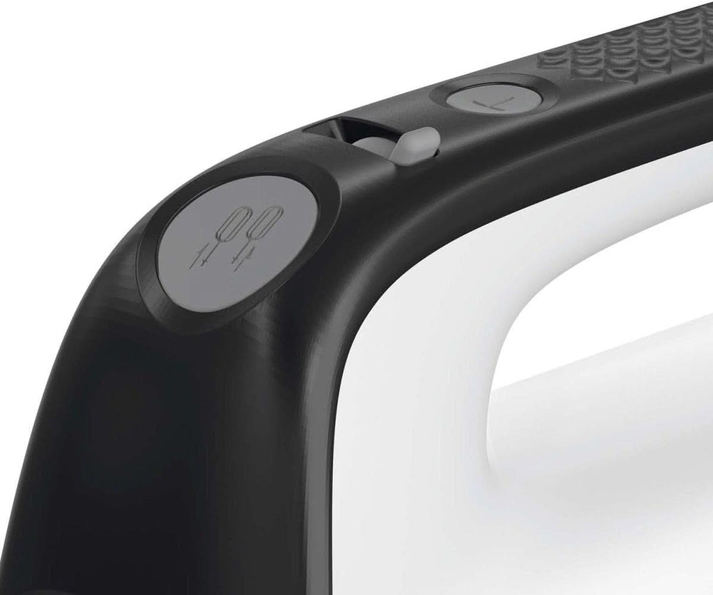 Taurus Station Inox - Standrührgerät Für Backwaren, 500 W, 5 Geschwindigkeiten, Turbofunktion, 2 Arten Von Rührstäben: Kneten Und Mixen, Weiß/Schwarz Mother and Child Naty Shop