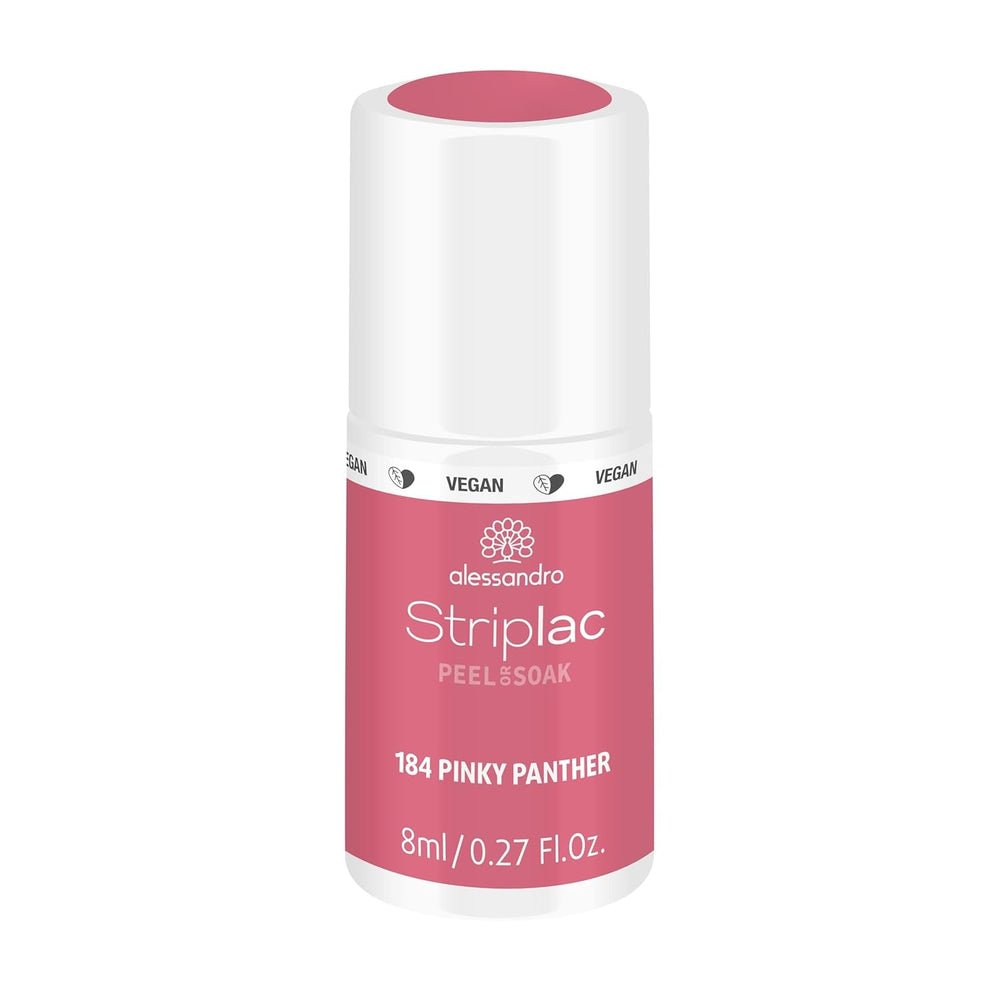 alessandro Striplac UV-Nagellack Flat White – Schonend und langanhaltend – Einfache Entfernung dank Peel-Off-Technologie – Vegan und tierversuchsfrei – 8 ml