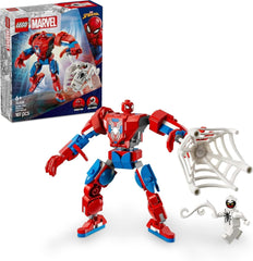 LEGO Marvel Spider-Man Mech Vs. Anti-Venom – Superhelden-Spielzeug mit 2 Minifiguren – Actionfigur mit beweglichen Armen, Beinen und Fingern – Geschenk für Jungen und Mädchen ab 6 Jahren. 76308 Bausets. Besuchen Sie den LEGO-Store. Standardtitel