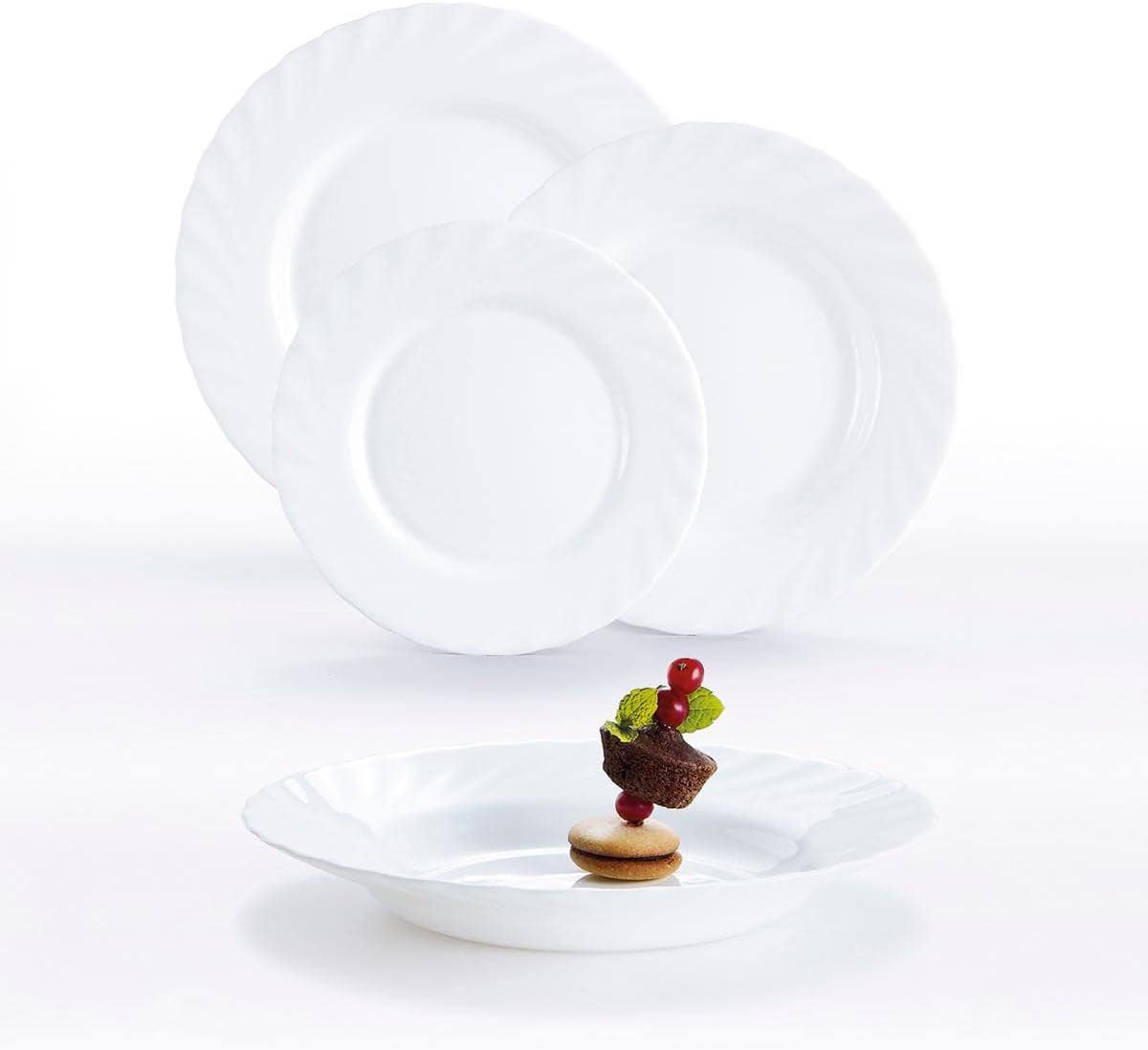 Serviciu de masă Dajar, alb Seturi vesela masa Naty Shop