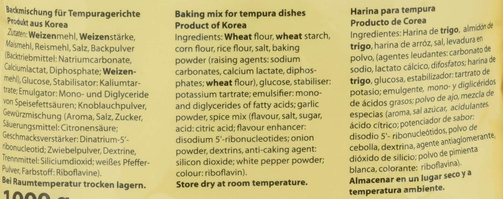 Backmischung Für Tempura Gerichte, 5Er Pack (5 X 1 Kg) Mischung zum Backen und Kochen Naty Shop