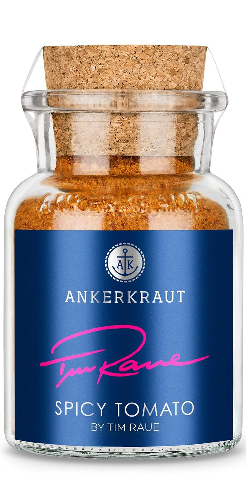 Ankerkraut Smoky Fries by Tim Raue, Mischung würzender Zutaten für Pommes Frites, Gourmet Pommes mit Rauch-Aroma, 145 g im Korkenglas