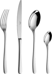 Besteckset Gerlach Muza Bright, Edelstahl, Bright Silver, 24-teilig Kitchen Naty Shop Silberglänzend 24 El. In Einer Schachtel