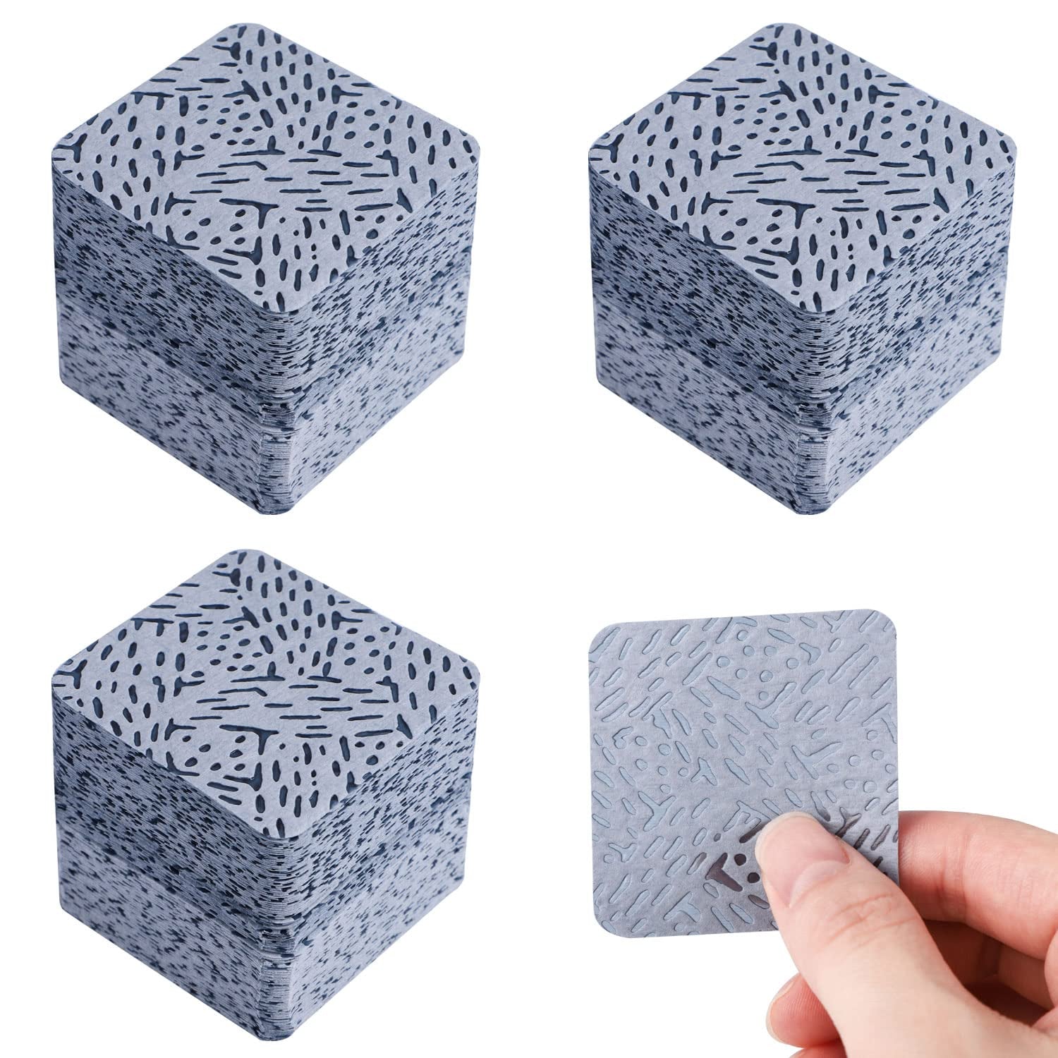 300 Stück Nagellackentferner Pads, Fusselfreie Nägel Wattepads Für Nägel Nagellackentferner Lint Free Nail Wipes Cleaner Gelnägel - Rosa