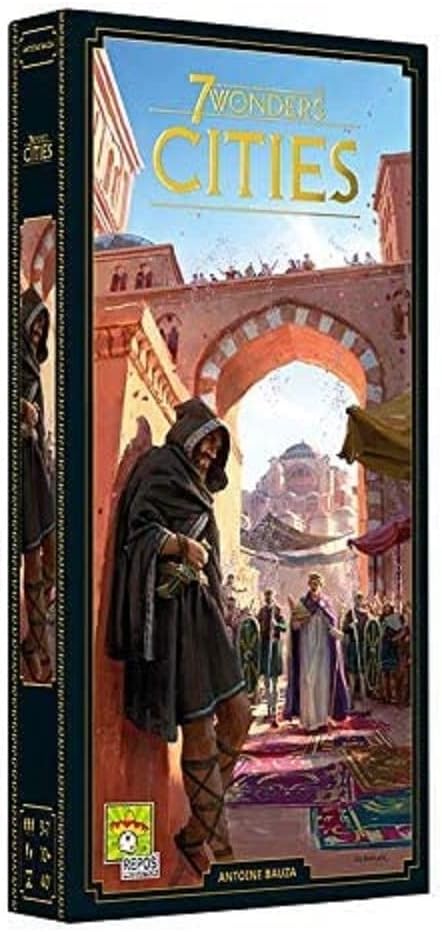 Asmodee 7 Wonders Duel, joc de bază, joc pentru cunoscători, joc de strategie, 2 jucători, vârste 10+, 30 de minute, germană