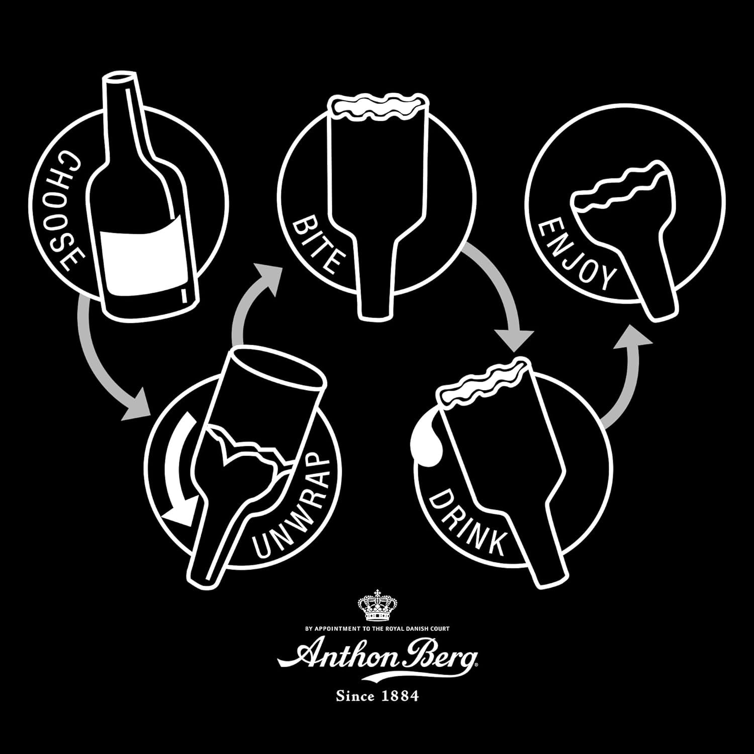 Anthon Berg, Schokolade mit Likör, 187 Gramm Pralinen Naty Shop