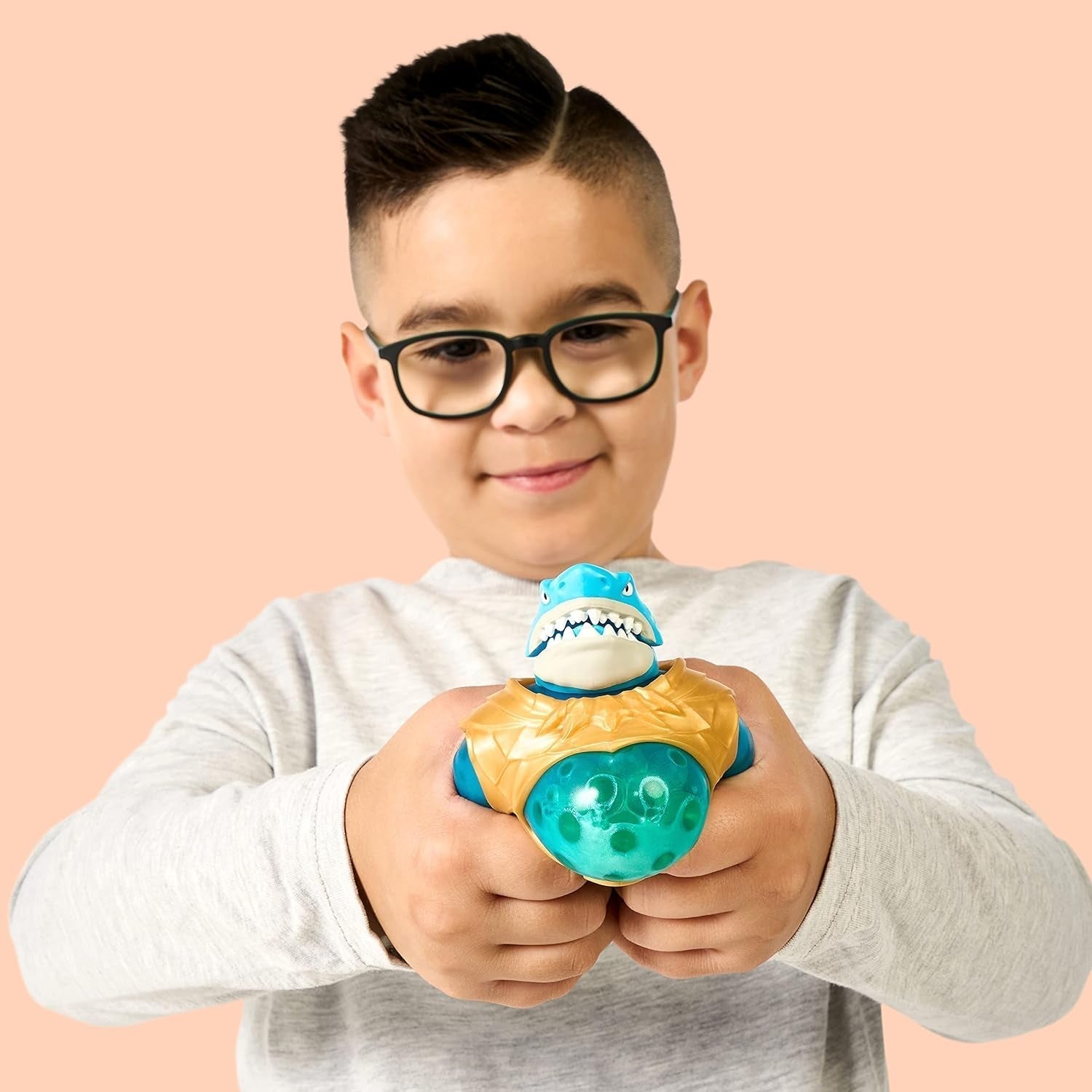 Heroes of Goo Jit To Deep GOO Sea Hero Pack mit Thrash. Superelastische und erweiterbare Actionfigur mit spezieller Schleimfüllung und beweglichem Kiefer. Actionfiguren Naty Shop