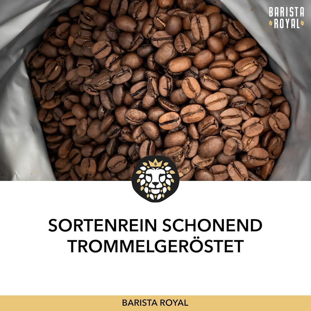 BARISTA ROYAL Bio Kaffeebohnen 1kg "Seleccion Especial" | Frische Kaffeebohnen direkt gehandelt | 70% Arabica, 30% Robusta Kaffee ganze Bohnen | Ideal für Vollautomat und Filtermaschine