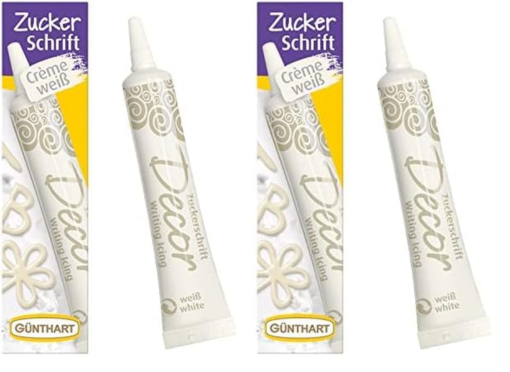 Günthart Backdecor 25 g Zahăr cu litere AUR Pentru toate deserturile în culoare aurie Fabricat din zahăr pentru litere și modele frumoase, 1 pachet (25 g)