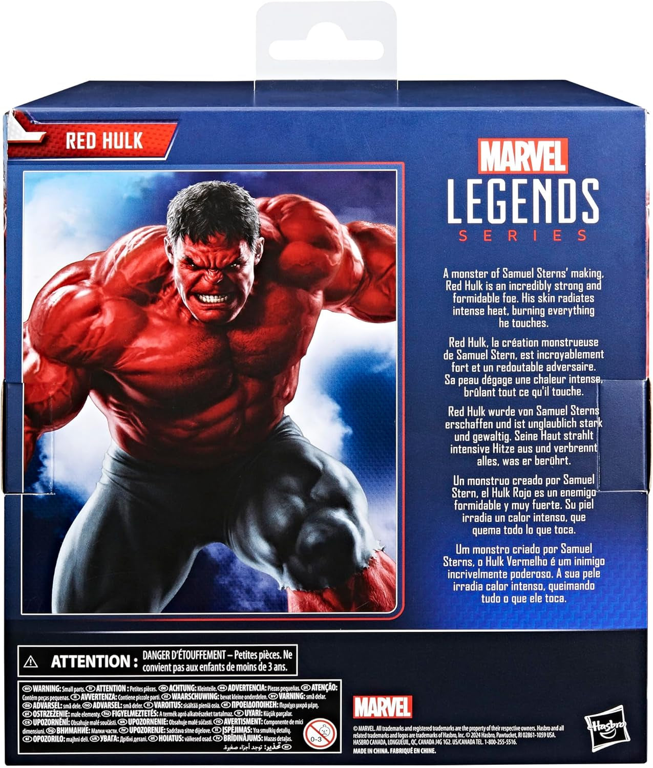 Marvel Legends Series Red Hulk Actionfigur (Maßstab: 15 cm) für Captain America: Brave New World Actionfiguren Naty Shop