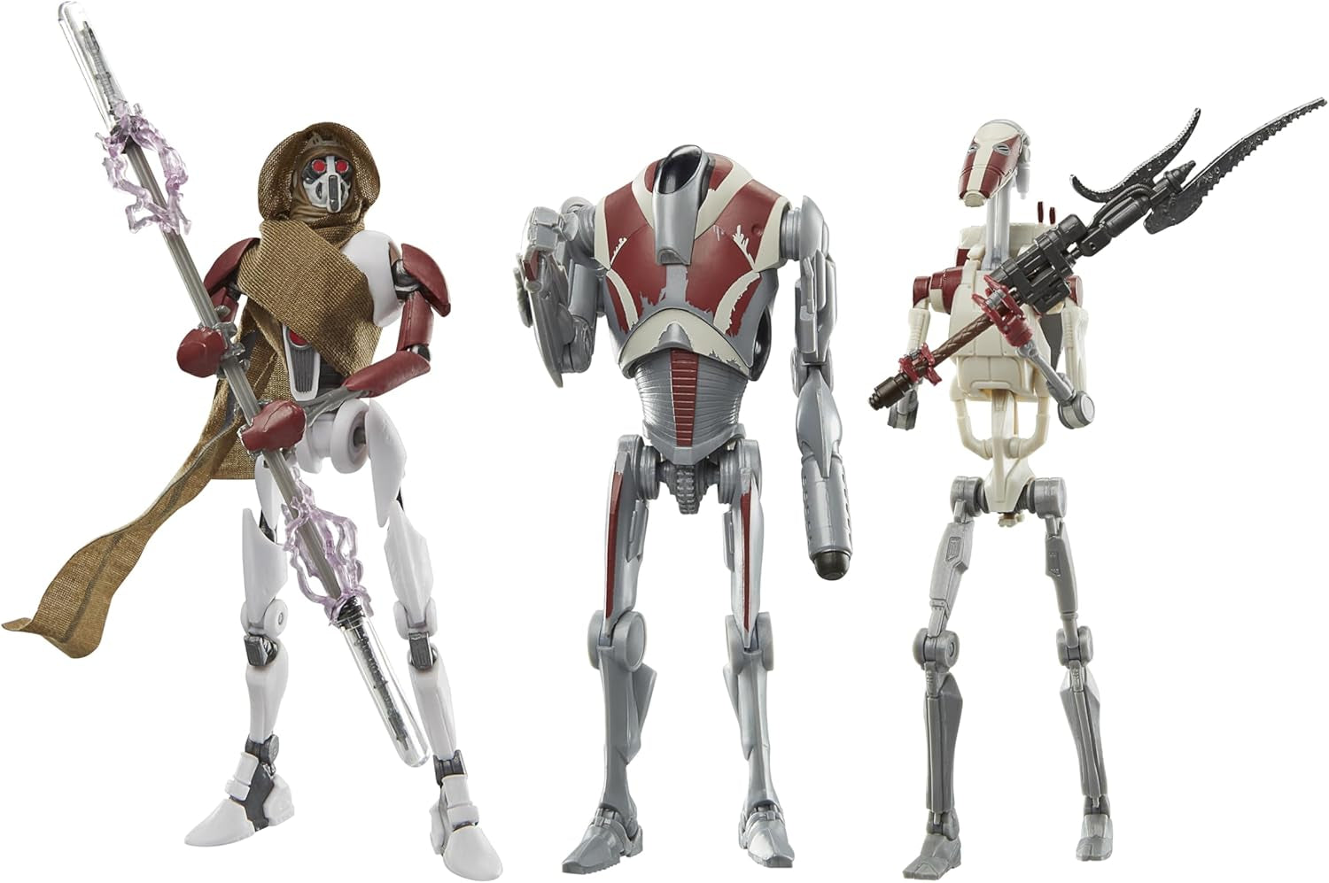 Star Wars Black Series Magna Raider, Super Battle Droid, Jedi Battle Droid: Survivor Actionfiguren 3er-Pack, Maßstab 15 cm Actionfiguren Naty Shop Standardtitel