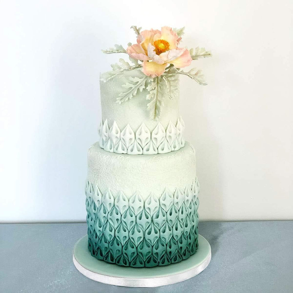 Katy Sue, Silikontextur zum Formen, Puff-/Wolken-Dekor, 2 Größen für die Küche von Katy Sue