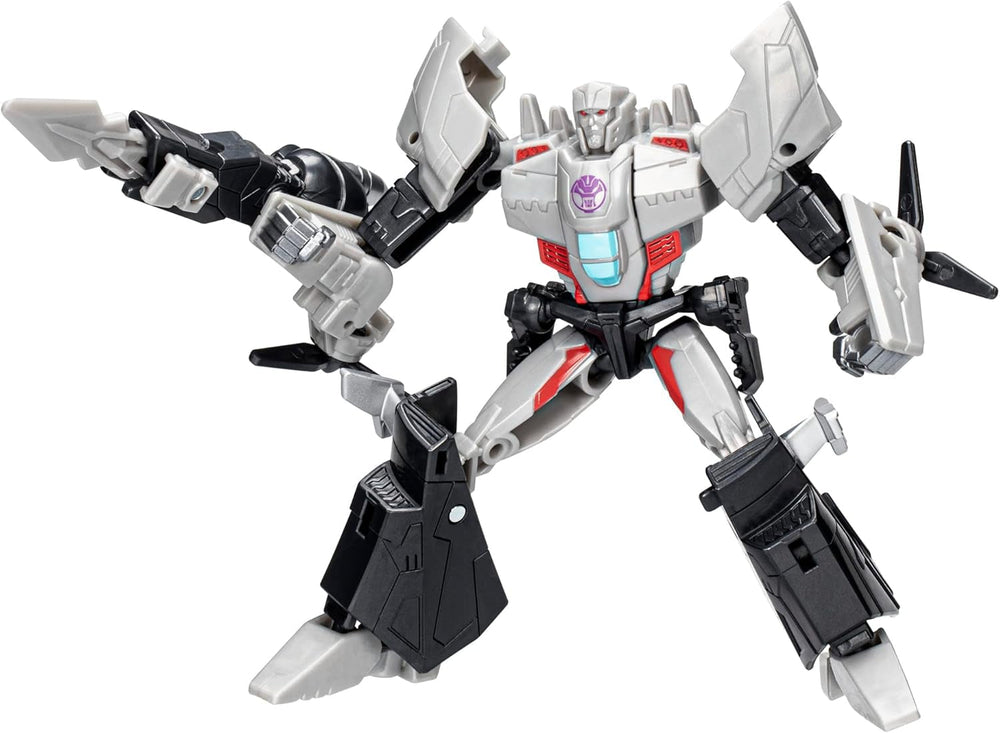 Transformers Earthspark Deluxe Class Megatron Spielzeug 12,5 cm große Actionfigur Roboterspielzeug für Kinder ab 6 Jahren Actionfiguren Naty Shop Modern