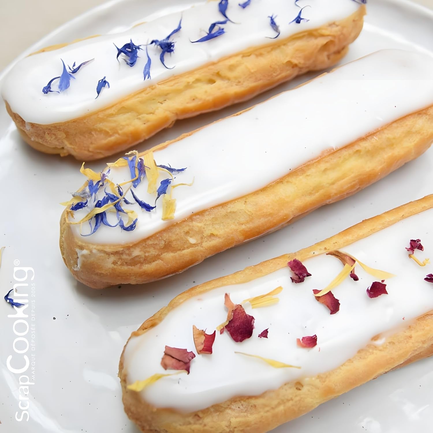 ScrapCooking - Gălbenele uscate 3,5 g - Flori comestibile - Decorațiuni alimentare pentru copt - Pentru deserturi, prăjituri, tarte, brioșe - Crăciun, primăvară, ziua de naștere - Galben auriu - 7471