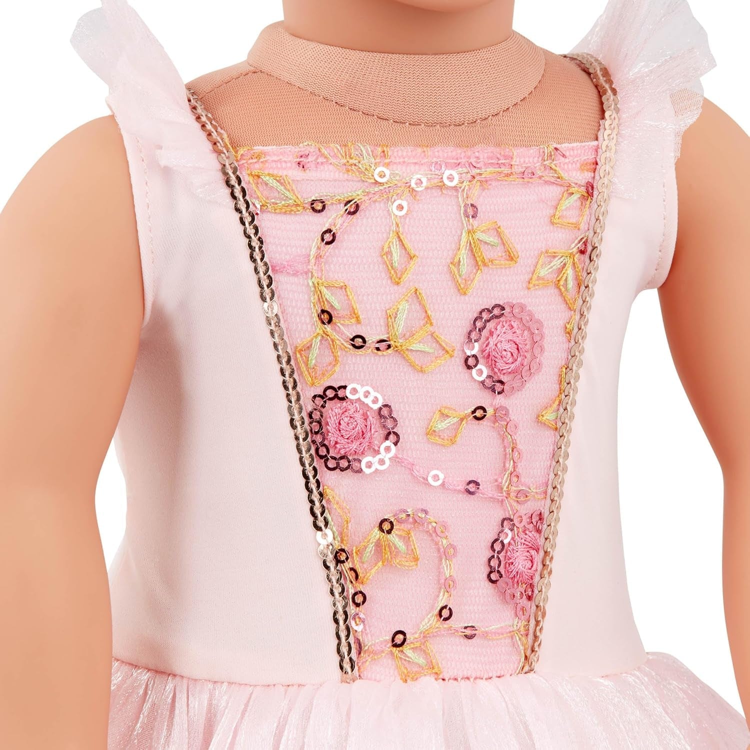 Our Generation - Lalia - 46 cm-Zuckerfee Puppe - Lebensechte Blaue Augen & langes Blondes Haar - Pinkes Ballettkleid, Tiara & Zauberstab Zubehör - Spielzeug für Kinder ab 3 Jahren