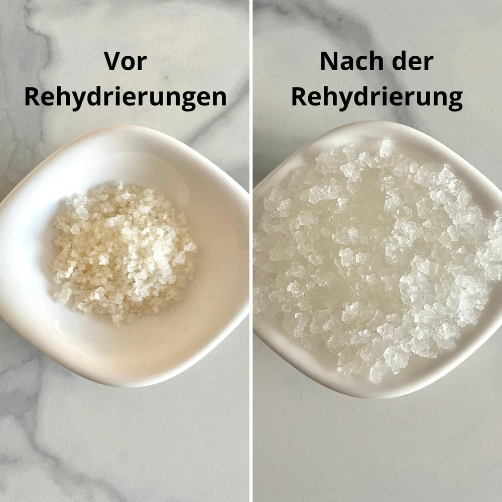 Natural Probio® Wasserkefir, Kefirpilz, Japankristalle, Kefirknollen, Starter Set + Anleitung, Rezept, Tipps, E-Book & Rezeptbibliothek + Kundenservice auf Lebenszeit (10g dehydriert/60g rehydriert)