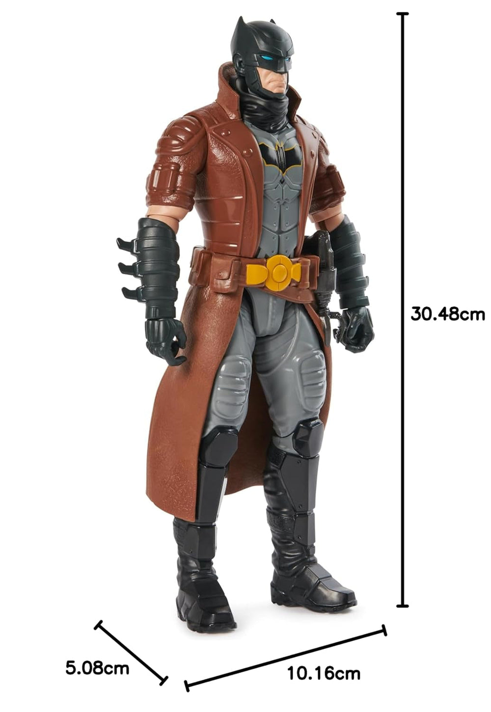 DC Comics Batman-Actionfigur, 30 cm groß, voll beweglich für spannende Abenteuer und actiongeladene Stunts. Spielzeug für Kinder ab 3 Jahren. Actionfiguren Naty Shop
