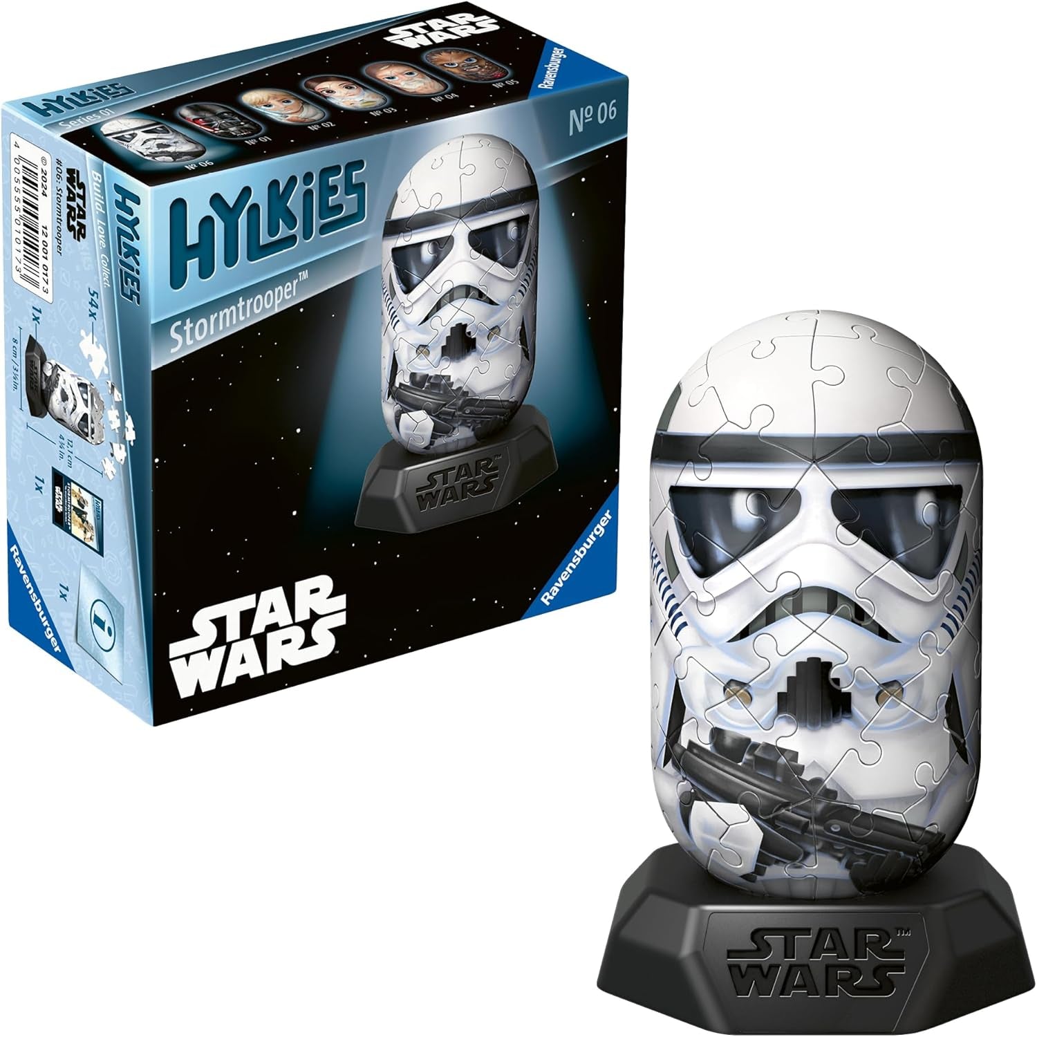 Ravensburger Hylkies: DIY Star Wars-Sammelfiguren – Figur Nr. 03 – Prinzessin Leia – Bauen, Verlieben, Sammeln – Star Wars-Fan-Minifiguren, Actionfiguren, Naty Shop Stormtrooper