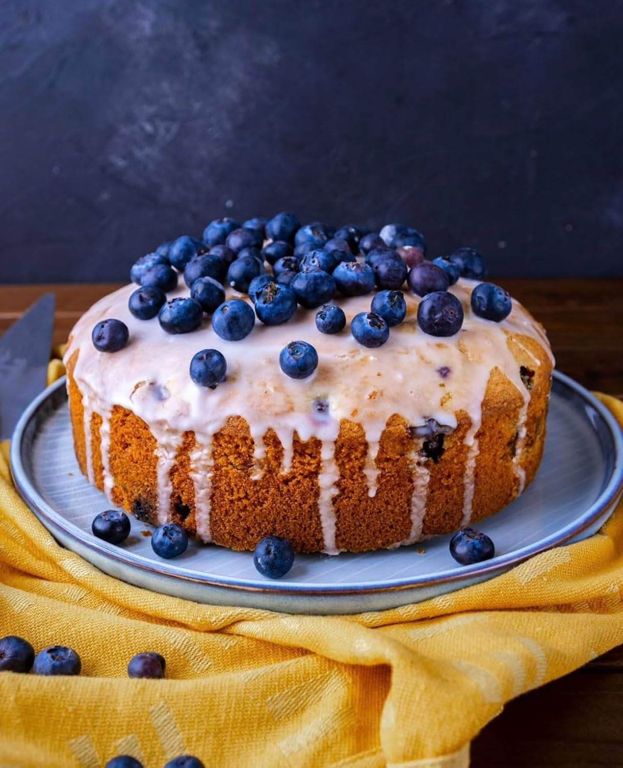 RUF Kuchen Träume Zitrone, Zitronenkuchen Traumhaft Einfach, Mit Puderzucker, Backmischung Für Einen Himmlisch Luftig Lockeren Kuchen Naty Shop