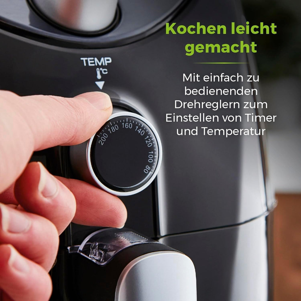 Tower T17021 Heißluftfritteuse, 60-Minuten-Timer – 4,3 l, 1500 W Haushaltsgeräte Naty Shop