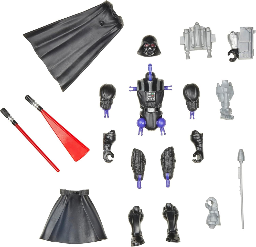 Star Wars Mixmashers Darth Vader Anpassbare Mix-and-Match-Deluxe-Actionfiguren und Zubehör Actionfiguren Naty Shop