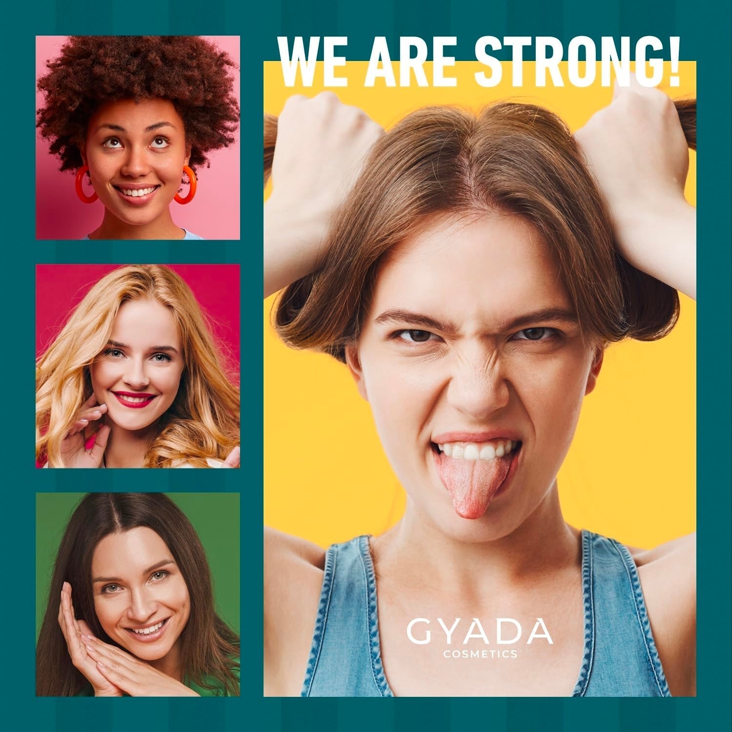 GYADA COSMETICS, Pachet de întărire a părului cu spirulină, hrănitoare, împotriva căderii părului, funcționează sfaturi duble, 250 ml + pieptene din lemn de fag, ideal pentru descurcarea tuturor tipurilor de păr Masca de par Naty Shop