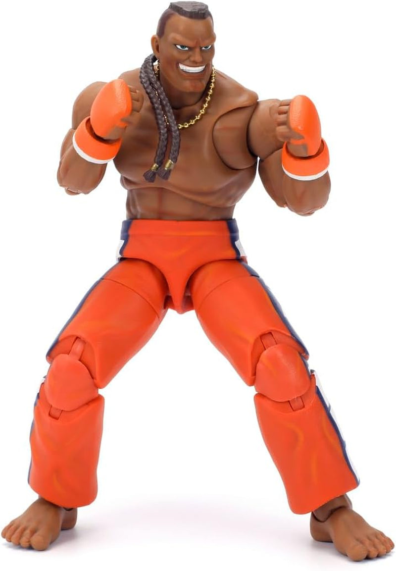 Jada Toys Street Fighter-Figur Guile (15 cm) – Street Fighter 2: The Final Challengers Action- und Sammlerfigur mit alternativem Kopf, Händen und Zubehör, ab 13 Jahren. Actionfiguren Naty Shop Dee Jay