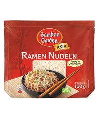 Bamboo Garden – Vorgekochte Ramen-Nudeln | Fertig in 2 Minuten | Veganer | 300g im Beutel
