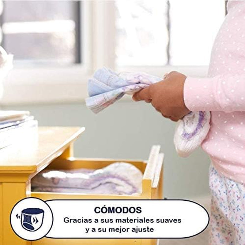 Chiloți de noapte Huggies DryNites, pentru fete, 3-5 ani (16-23 kg), 2 x 16 bucăți