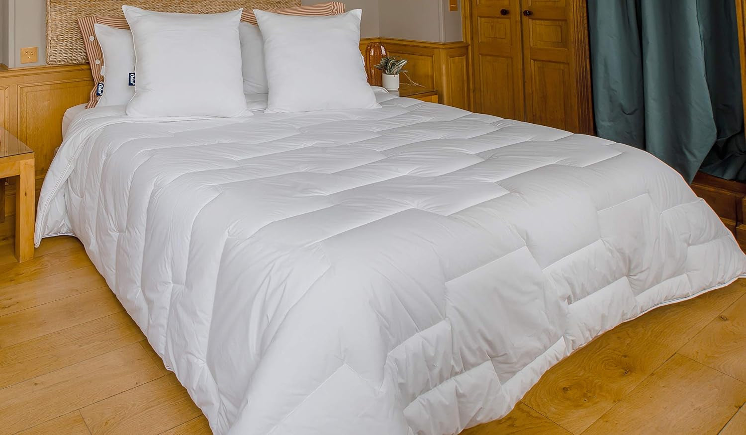 Plapumă termoregulatoare, Temperată, 240 X 220 Cm, Transpirație, Ventilație optimă, 100% bumbac, Percale, Fresh Feel, Franceză Plapumi si pilote Naty Shop