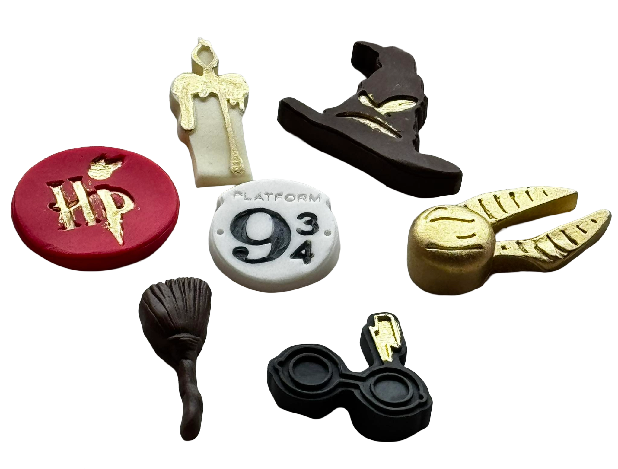 Set mit 7 essbaren Dekorationen, Harry Potter