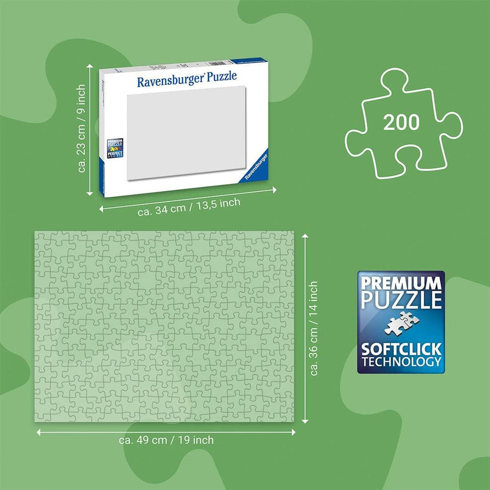 Ravensburger Puzzle jigsaw pentru copii - 13353 Animale dulci pentru copii - puzzle jigsaw de 200 de piese pentru copii cu vârsta de peste 8 ani Puzzle Naty Shop