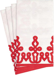 Șervețele de hârtie Dessin Passementerie, lenjerie, roșu, 12 bucăți per pachet