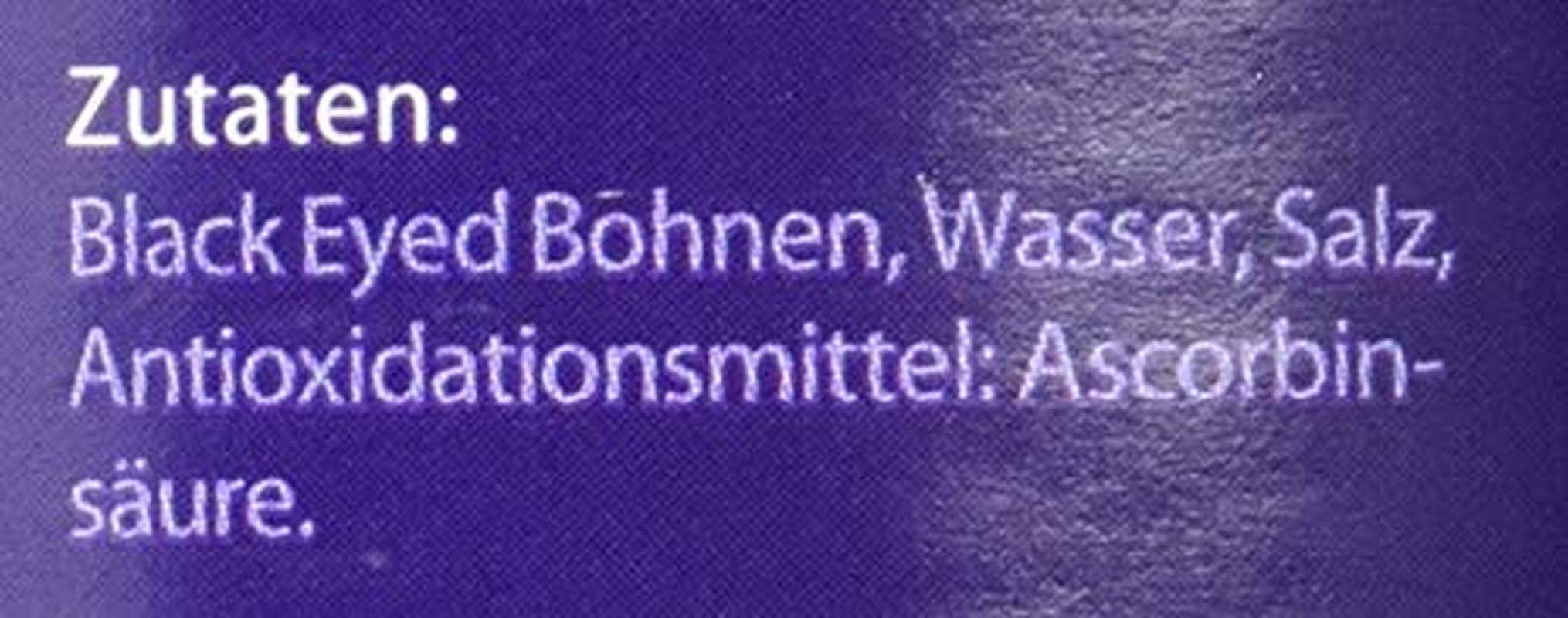 Black Eyed Beans 12er Pack (12 x 425 ml)