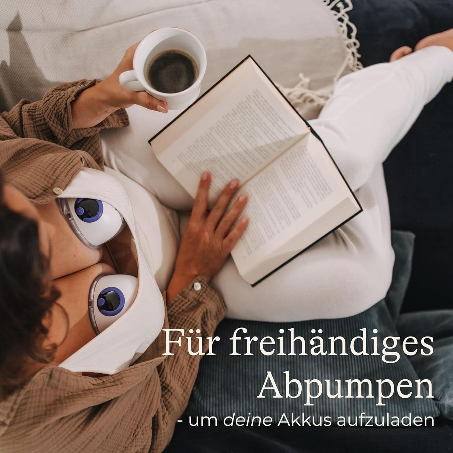 Lansinoh Tragbare Elektrische Doppelmilchpumpe – Freihändig Und Leise Abpumpen Ohne Kabel & Schläuche – Tragbarer Akku – Einfache Bedienung & Reinigung - Handsfree Accessories Food and Breastfeeding Bebe Naty Shop