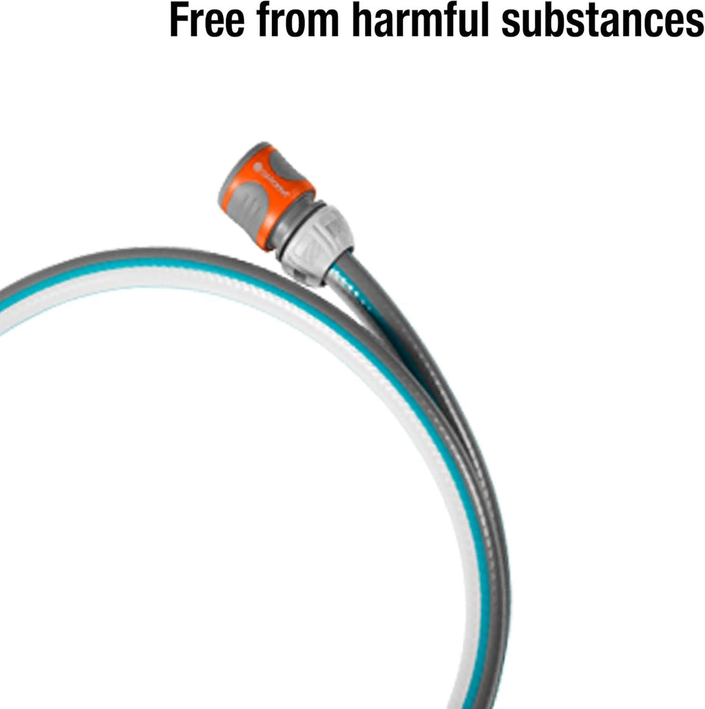 Set de conectare Gardena Classic 13 mm (1/2 inch), 1,5 m: Adaptor furtun pentru conectarea rolei de furtun, furtun cu componente de sistem, 22 bar (18011-20)