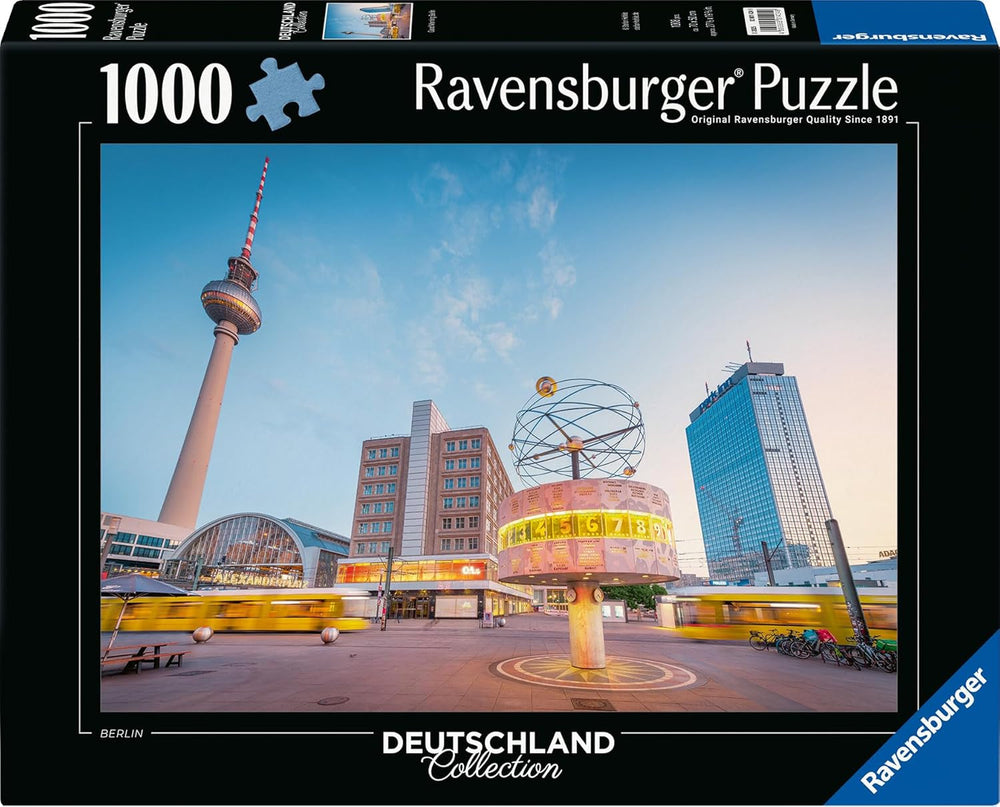 Ravensburger Puzzle 12001424 - Bună dimineața Berlin - Colecție de 1000 de piese Puzzle Germania Pentru adulți cu vârsta de peste 14 ani Puzzle Naty Shop