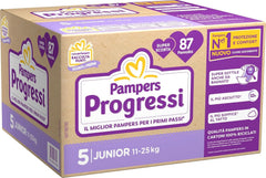 Pampers Pant Progressi Junior Größe 5, 87 Stück Mutter und Kind Naty Shop