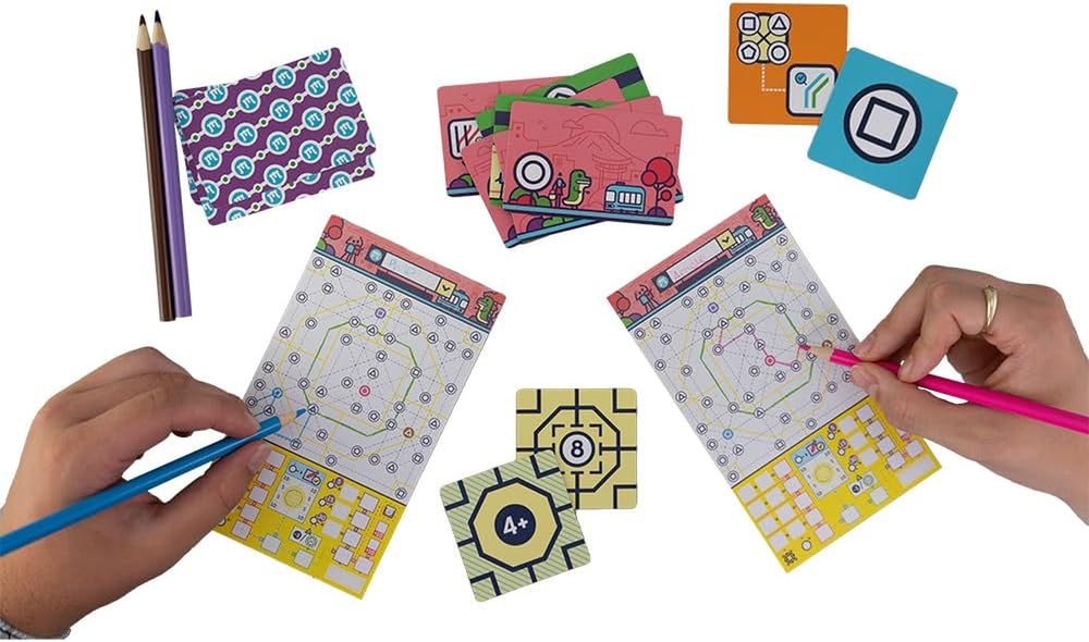 HCM Kinzel – Nächste Station Tokio | Fortsetzung des nominierten Spiels | Flip & Write – Neue U-Bahn-Linien für Tokio Tourismus | Geschicklichkeit und Strategie | Deutsch | 55214