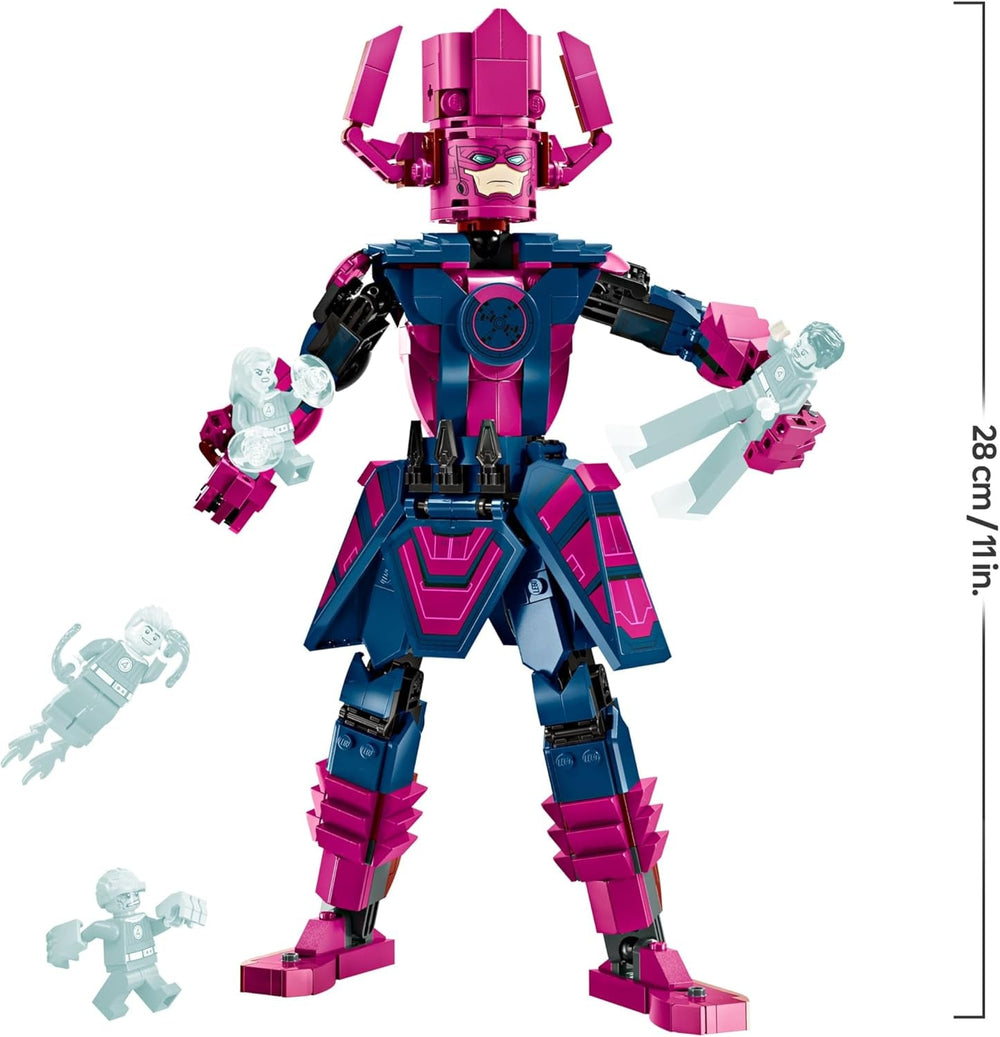 LEGO ǀ Marvel Fantastic Four vs. Galactus Baufigur - Bauset mit Superhelden - Spielset mit The Thing, Invisible Woman und Human Torch - Kreatives Geschenk für Jungen und Mädchen - 76316