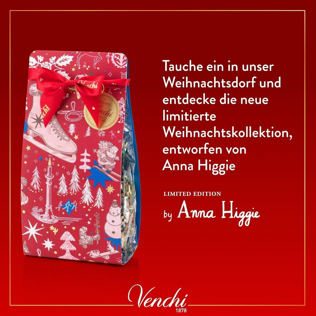 Venchi, Colecție de Crăciun - Cutie cadou cu ciocolată asortată Bomboane de Ciocolata Naty Shop