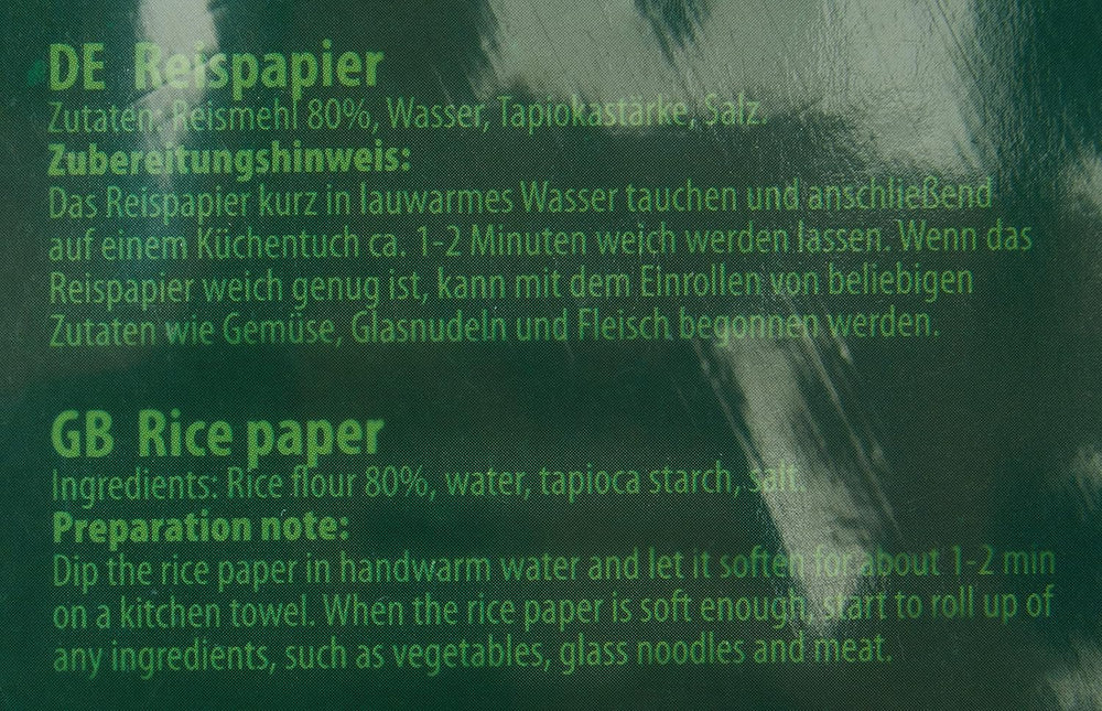 Ricefield Reispapier, rund, 22 cm, 1 Packung (300 g)