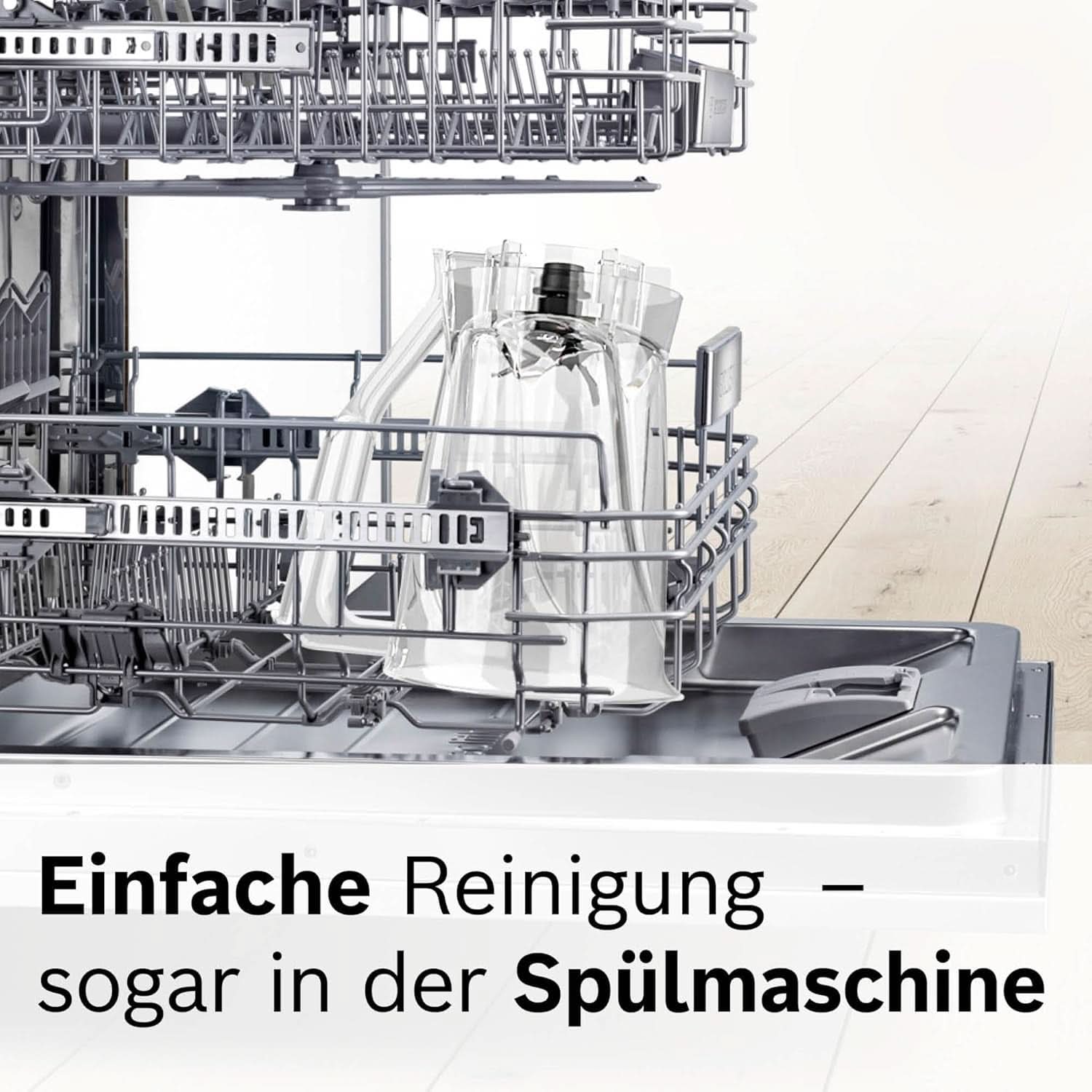 Standmixer Vitapower Series 4 MMB6141W, Hochwertige Edelstahl-Klingen, 1.5L Tritan-Mixbehälter, Spülmaschinengeeignete Teile, 30.000 U/Min, 1200 W, Weiß Mutter und Kind Naty Shop