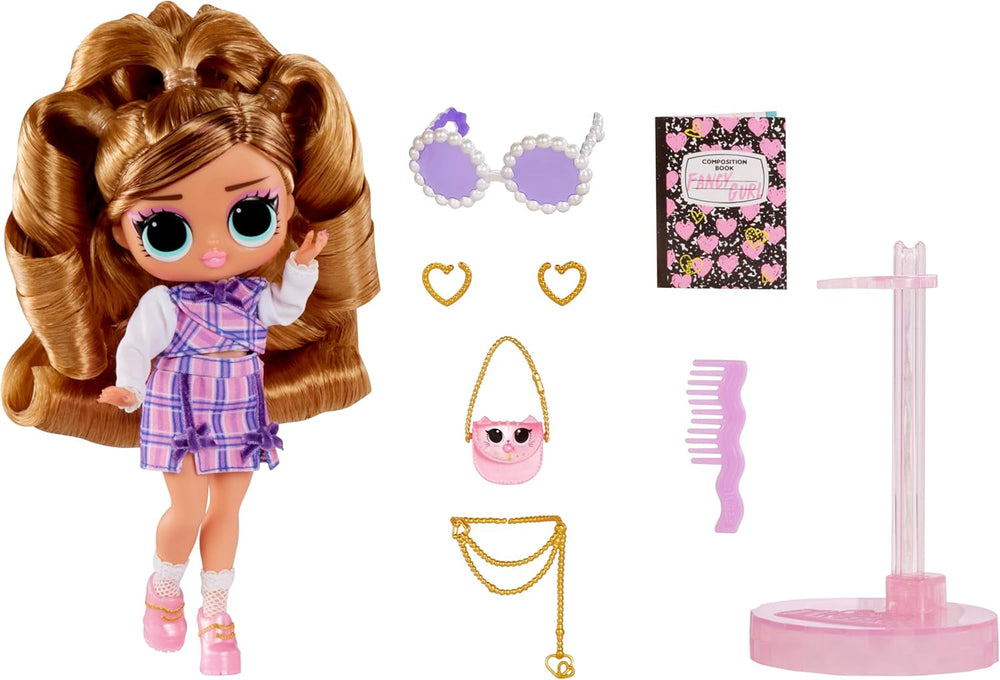 LOL Surprise! Păpușă Tweens Core - Fancy Girl - Include 1 păpușă la modă cu ținută și accesorii, 4 articole de colecție, Rose